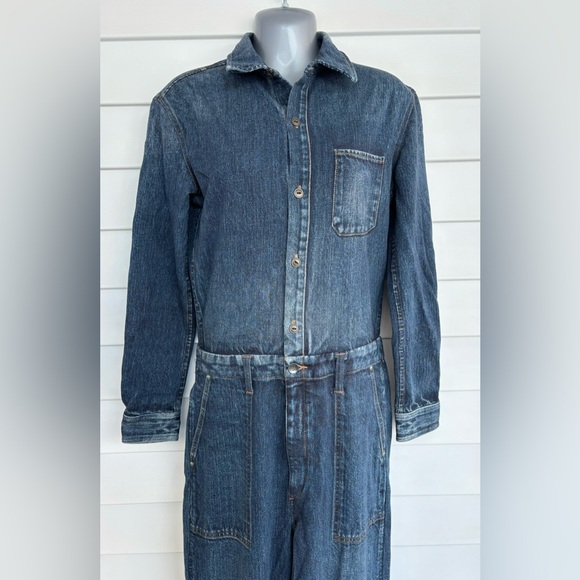 Rag and Bone Miramar Jumpsuit Cotton Mirror Printed Size Small - Picture 5 of 11